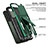 Funda Bumper Silicona y Plastico Mate Carcasa con Soporte A04 para Samsung Galaxy S23 Plus 5G