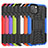 Funda Bumper Silicona y Plastico Mate Carcasa con Soporte A07 para Apple iPhone 13