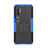 Funda Bumper Silicona y Plastico Mate Carcasa con Soporte D01 para Xiaomi Mi Note 10