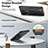 Funda Bumper Silicona y Plastico Mate Carcasa con Soporte H01P para Motorola Moto G41