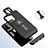 Funda Bumper Silicona y Plastico Mate Carcasa con Soporte H01P para Xiaomi Redmi Note 10 4G