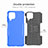 Funda Bumper Silicona y Plastico Mate Carcasa con Soporte J01X para Samsung Galaxy M33 5G