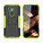 Funda Bumper Silicona y Plastico Mate Carcasa con Soporte JX1 para Nokia 3.4