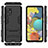 Funda Bumper Silicona y Plastico Mate Carcasa con Soporte KC1 para Samsung Galaxy A51 4G