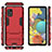 Funda Bumper Silicona y Plastico Mate Carcasa con Soporte KC1 para Samsung Galaxy A51 4G