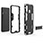 Funda Bumper Silicona y Plastico Mate Carcasa con Soporte KC1 para Samsung Galaxy M40