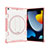 Funda Bumper Silicona y Plastico Mate Carcasa con Soporte L09 para Apple iPad 10.2 (2020)