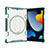 Funda Bumper Silicona y Plastico Mate Carcasa con Soporte L09 para Apple iPad 10.2 (2021)
