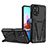 Funda Bumper Silicona y Plastico Mate Carcasa con Soporte MQ1 para Xiaomi Redmi Note 10 4G