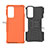 Funda Bumper Silicona y Plastico Mate Carcasa con Soporte para Motorola Moto Edge 20 5G