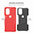 Funda Bumper Silicona y Plastico Mate Carcasa con Soporte para Motorola Moto G51 5G