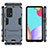 Funda Bumper Silicona y Plastico Mate Carcasa con Soporte para Samsung Galaxy A52s 5G