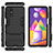 Funda Bumper Silicona y Plastico Mate Carcasa con Soporte para Samsung Galaxy M31s