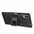 Funda Bumper Silicona y Plastico Mate Carcasa con Soporte para Sony Xperia L3