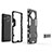 Funda Bumper Silicona y Plastico Mate Carcasa con Soporte para Xiaomi Mi 10T Lite 5G