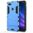 Funda Bumper Silicona y Plastico Mate Carcasa con Soporte para Xiaomi Mi 8 Lite