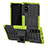 Funda Bumper Silicona y Plastico Mate Carcasa con Soporte R01 para Samsung Galaxy Note 10 5G