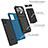 Funda Bumper Silicona y Plastico Mate Carcasa con Soporte YF1 para Samsung Galaxy A42 5G