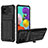 Funda Bumper Silicona y Plastico Mate Carcasa con Soporte YF1 para Samsung Galaxy A51 4G