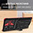Funda Bumper Silicona y Plastico Mate Carcasa con Soporte YF1 para Samsung Galaxy Note 20 Ultra 5G