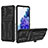 Funda Bumper Silicona y Plastico Mate Carcasa con Soporte YF1 para Samsung Galaxy S20 Lite 5G