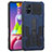 Funda Bumper Silicona y Plastico Mate Carcasa con Soporte ZJ1 para Samsung Galaxy M51