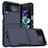 Funda Bumper Silicona y Plastico Mate Carcasa para Samsung Galaxy Z Flip4 5G