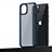 Funda Bumper Silicona y Plastico Mate Carcasa U04 para Apple iPhone 13