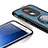 Funda Bumper Silicona y Plastico Mate con Anillo de dedo Soporte para Xiaomi Redmi Note 3 Pro Azul