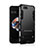 Funda Bumper Silicona y Plastico Mate con Soporte para Xiaomi Mi Note 3 Negro