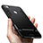 Funda Bumper Silicona y Plastico Mate con Soporte para Xiaomi Redmi Note 5A Prime Negro