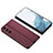 Funda de Cuero Cartera con Soporte Carcasa AC1 para Samsung Galaxy S21 Plus 5G