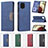 Funda de Cuero Cartera con Soporte Carcasa B01F para Samsung Galaxy M12