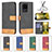 Funda de Cuero Cartera con Soporte Carcasa B02F para Samsung Galaxy S20 Ultra