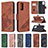 Funda de Cuero Cartera con Soporte Carcasa B03F para Samsung Galaxy Note 20 5G