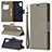 Funda de Cuero Cartera con Soporte Carcasa B06F para Samsung Galaxy Note 10 Plus 5G