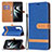 Funda de Cuero Cartera con Soporte Carcasa B11F para Samsung Galaxy S21 Plus 5G