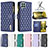 Funda de Cuero Cartera con Soporte Carcasa B12F para Samsung Galaxy M33 5G