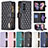 Funda de Cuero Cartera con Soporte Carcasa B12F para Samsung Galaxy Z Fold4 5G