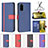 Funda de Cuero Cartera con Soporte Carcasa B13F para Samsung Galaxy S20 5G