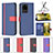 Funda de Cuero Cartera con Soporte Carcasa B13F para Samsung Galaxy S20 Ultra 5G