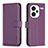 Funda de Cuero Cartera con Soporte Carcasa B24F para Xiaomi Redmi Note 13 Pro+ Plus 5G