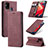 Funda de Cuero Cartera con Soporte Carcasa C01S para Samsung Galaxy M31