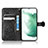 Funda de Cuero Cartera con Soporte Carcasa C01X para Samsung Galaxy S22 5G