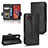 Funda de Cuero Cartera con Soporte Carcasa C02X para Samsung Galaxy XCover 5 SM-G525F