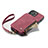 Funda de Cuero Cartera con Soporte Carcasa C04S para Apple iPhone 13 Pro