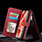 Funda de Cuero Cartera con Soporte Carcasa C12S para Samsung Galaxy S21 Ultra 5G