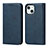 Funda de Cuero Cartera con Soporte Carcasa D04T para Apple iPhone 13