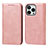 Funda de Cuero Cartera con Soporte Carcasa D04T para Apple iPhone 13 Pro