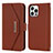 Funda de Cuero Cartera con Soporte Carcasa D07T para Apple iPhone 14 Pro